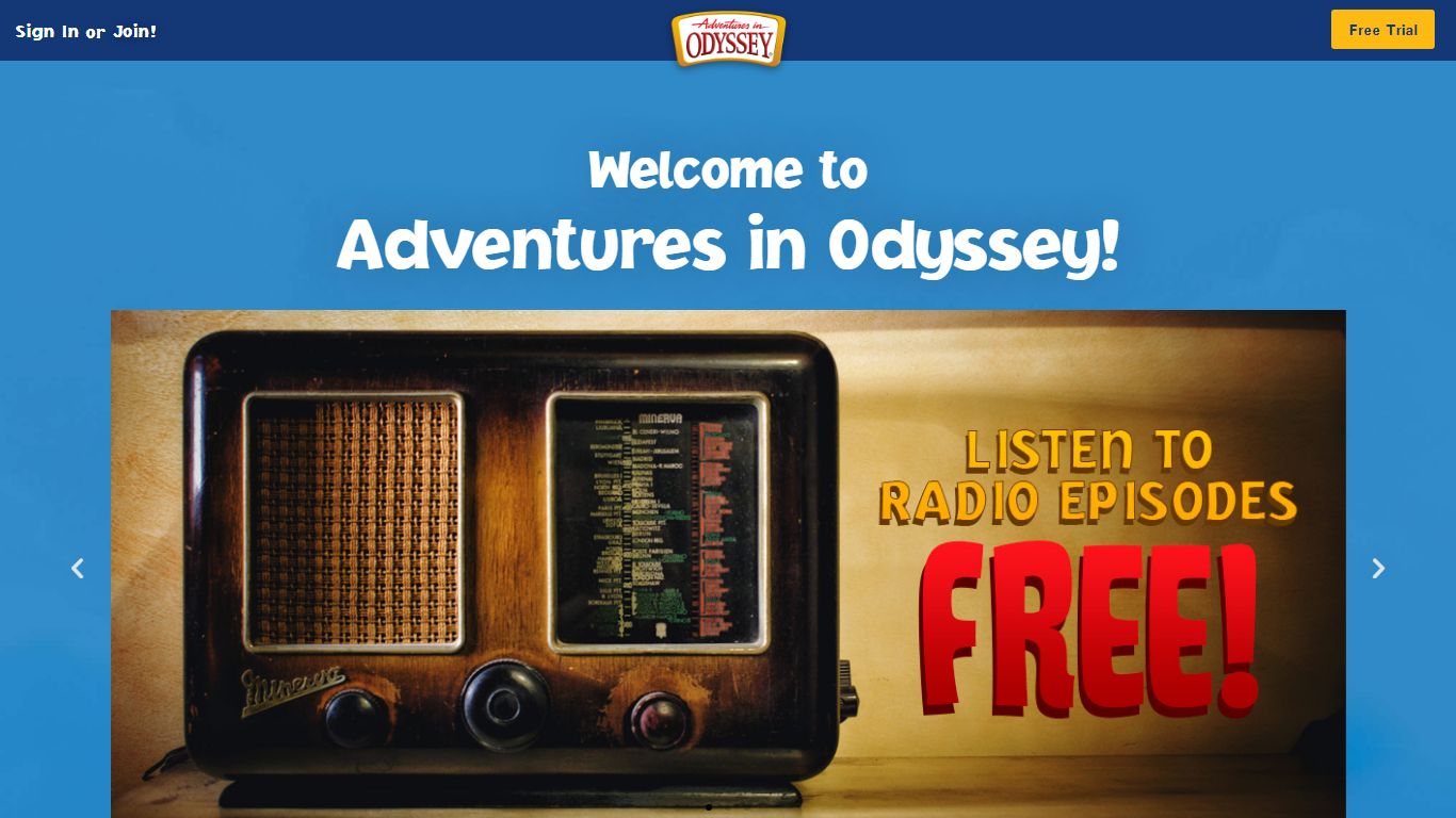 Home - New - Adventures in Odyssey